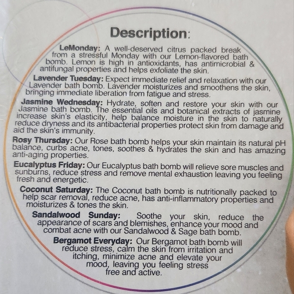NIB-8 Bath Bombs | Skin Rejuvenating Spa-Predire - Picture 8 of 8